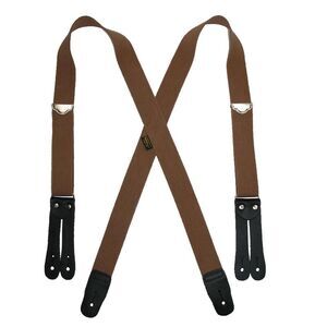 Welch Men's Big & Tall Elastic Button End Double Face Suspenders
